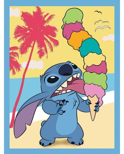 Set slagalice i memo igre Trefl 2 u 1 - Happy Lilo&Stitch day / Disney Lilo&Stitch  - 3